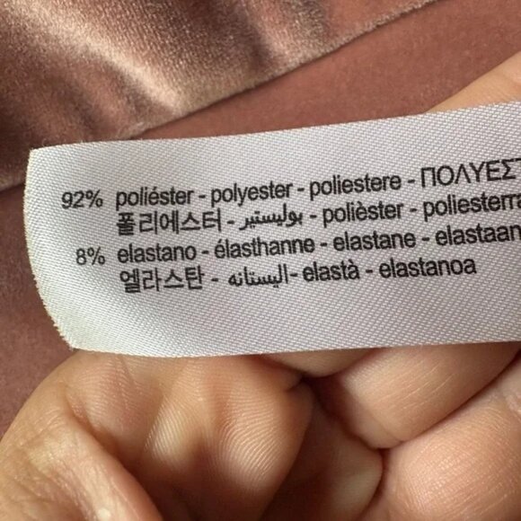 Zara size small long sleeve fleece blush color, long sleeve - Picture 3 of 5